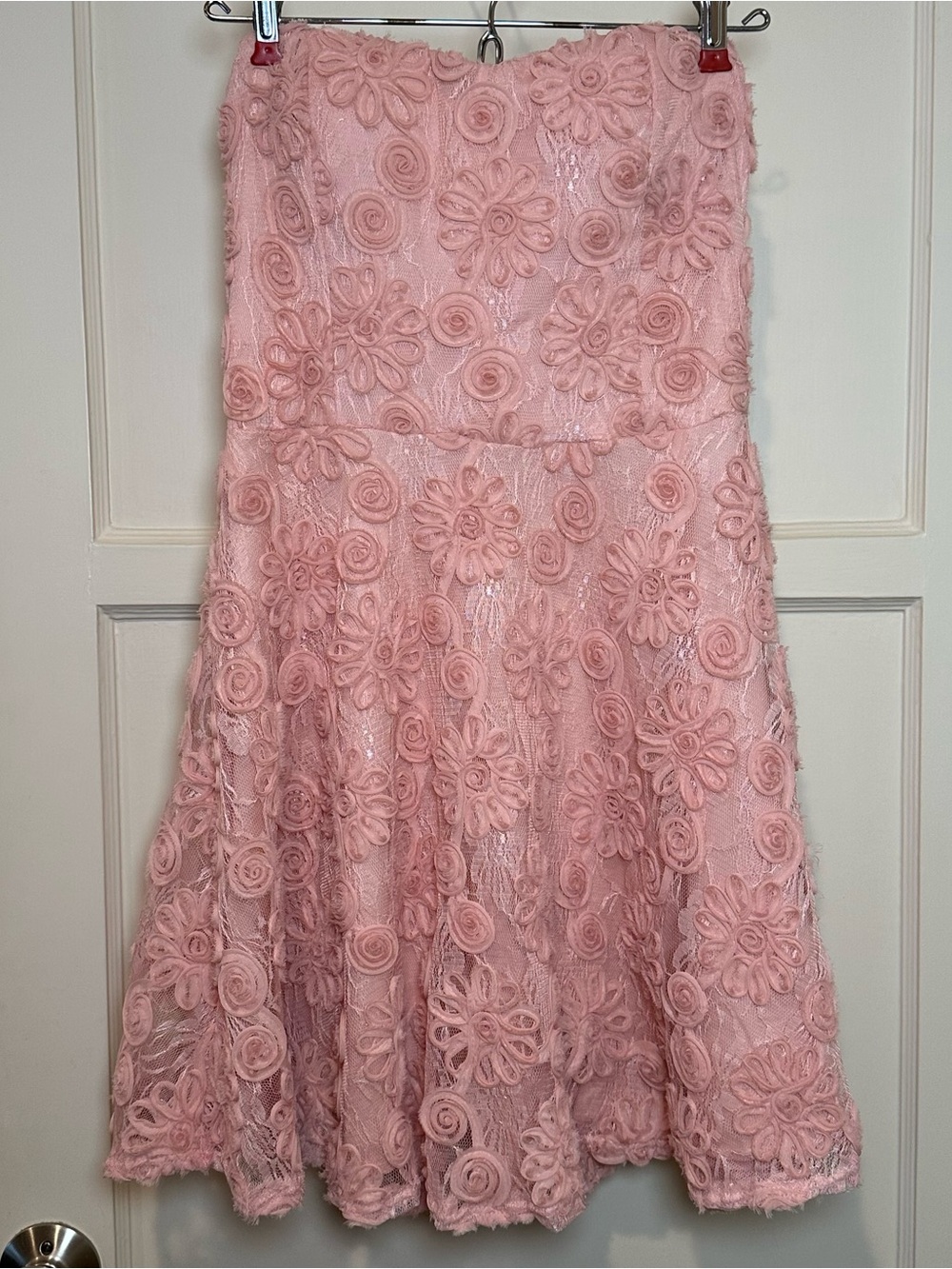 Love Culture Strapless Pink Mini Dress Size Medium